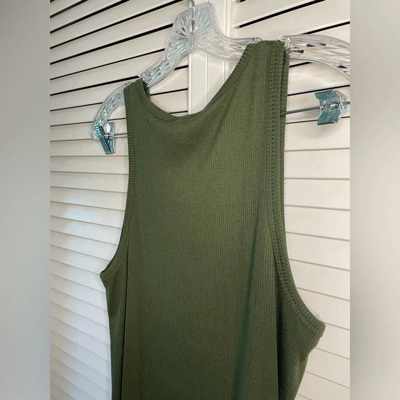 J. Crew NWT Green Olive Scoop-neck Size XXL Women’s 1993 Favorite Tank Ribbed - Picture 7 of 12